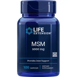 Life Extension MSM Joint Support 1000mg Υποστήριζει τη φυσιολογική υγεία και κινητικότητα των αρθρώσεων 100 κάψουλες