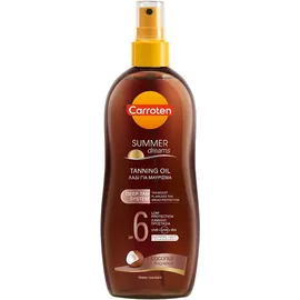 CARROTEN Summer Dreams Tanning Oil Deep Tan SPF6 Αντηλιακό Λάδι Σώματος με Έλαιο Καρύδας 200ml