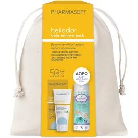 Pharmasept Promo Heliodor Baby Sun Cream SPF50 50ml & Δώρο Mild Bath 250ml