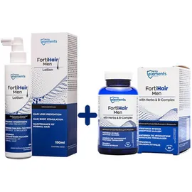 My Elements FortiHair Men with Herbs & B-Complex Βοηθά την Φυσική Ανάπτυξη των Μαλλιών 60vcaps & ΔΩΡΟ Fortihair Men Lotion Πρόληψη της Τριχόπτωσης 150ml