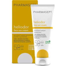 Pharmasept Heliodor Face Sun Cream Αντηλιακή Κρέμα Προσώπου Με Spf 50 50ml