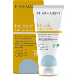 Pharmasept Heliodor Baby Sun Cream Βρεφική Αντηλιακή Κρέμα Προσώπου Σώματος Με SPF50 100ml