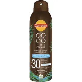 CARROTEN Coconut Dreams Suncare Dry Oil with Instant Cooling Effect, Αντηλιακό Ξηρό Λάδι σε Spray SPF30 150ml