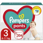 Πάνες Pampers Pants Monthly Pack Νο3 (6-11kg) 204τεμ