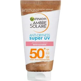 Garnier Ambre Solaire  Anti-Dryness Super UV Spf50+ - Αντηλιακή Κρέμα Προσώπου Κατά Της Ξηρότητας, 50ml