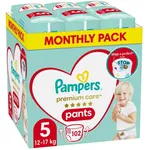 Pampers Monthly Premium Care Pants  Πάνες-Βρακάκι Μεγ 5 x102τμχ (12-17kg)