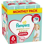 Pampers Monthly Premium Care Pants Πάνες-Βρακάκι Μεγ 6 x93τμχ (+15kg)