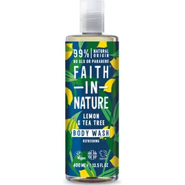 Faith in Nature Tea Tree & Lemon Shower Gel & Foam Bath 400ml