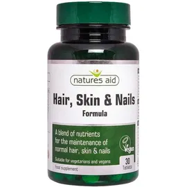 Natures Aid Hair, Skin and Nails Formula 30 Tabs