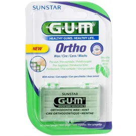 Gum 724 Ortho Wax Mint Flavored Οδοντικό Νήμα 1τμχ