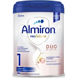Nutricia Almiron Profutura 1 Duo Biotik Γάλα 1ης Βρεφικής Ηλικίας 0-6m+ 800gr