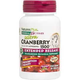 Nature&#039;s Plus Extended Release Cranberry 1500mg Συμπλήρωμα Διατροφής με Κράνμπερι για το Ουροποιητικό Σύστημα 30ταμπλέτες