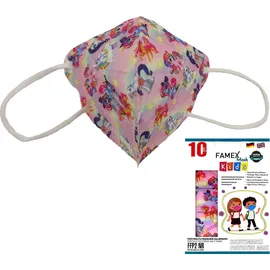 Παιδική Μάσκα Famex FFP2 Υψηλής Προστασίας Unicorn 50 Τεμάχια