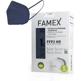Μάσκες Προστασίας Famex FFP2 Υψηλής Προστασίας Midnight Blue 50 Τεμάχια