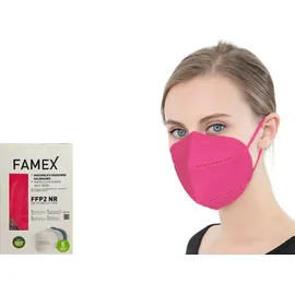 Μάσκες Προστασίας Famex FFP2 Υψηλής Προστασίας Dark Pink 50 Τεμάχια