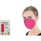 Εικόνα 1 Για Μάσκες Προστασίας Famex FFP2 Υψηλής Προστασίας Dark Pink 50 Τεμάχια