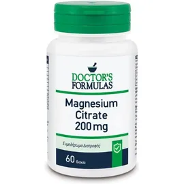 Doctor's Formulas Magnesium Citrate Κιτρικό Μαγνήσιο 200 mg 60 δισκία