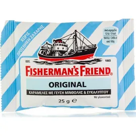 Fisherman's Friend Original Μέντα Ευκάλυπτος για τον Ερεθισμένο Λαιμό &amp; το Βήχα 25gr