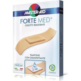 MASTER AID Forte Med Στενά Αυτοκόλλητα Επιθέματα 78x20mm 20τμχ