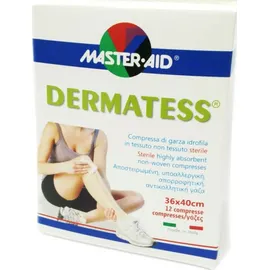 MASTER AID Dermatess Plus Αντικολλητικές Γάζες 36x40cm 12τμχ