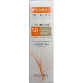 Froika Hyaluronic SilkTouch Sunscreen Tinted Light Cream SPF50+ Αντηλιακή Κρέμα Προσώπου Με Χρώμα 40ml