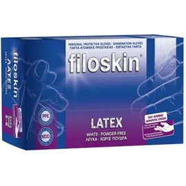 Filoskin Γάντια Latex Λευκά Extra Large Χωρίς Πούδρα 100τεμ