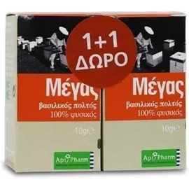APIPHARM Μέγας Βασιλικός Πολτός 100% Φυσικός 2x10gr (1+1 ΔΩΡΟ) με παγοκύστη μέσα σε θερμομονωτικό κουτί