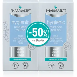 PHARMASEPT HYGIENIC MILD DEO ROLL-ON 2X50ML