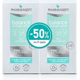 PHARMASEPT BALANCE MILD DEO ROLL-ON 2Χ50ML