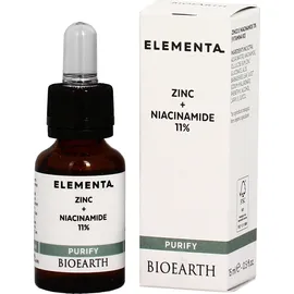 BIOEARTH Elementa Zinc + Niacinamide 11% Ορός Αποτοξίνωσης 15ml