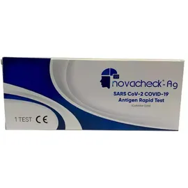 NovaCheck SARS-COV-2 Rapid Test Συσκευή Ταχείας Δοκιμής Αντιγόνου με Ρινική Δειγματοληψία 1 Τεμάχιο