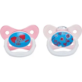 Dr Brown's Πιπίλα Πεταλούδα Ορθοδοντική Ροζ 6-18 Μηνών 2 τεμάχια