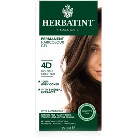 Herbatint Permanent Haircolor Gel 4D Καστανό Χρυσαφί