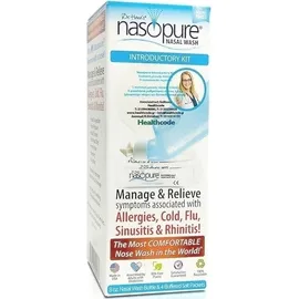 Nasopure Nasal Wash Introductory Kit Ρινικής Πλύσης με 4 Φακελάκια Ρυθμιστικού Άλατος 4 x 3.75gr