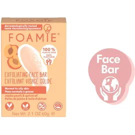 Foamie Face Bar More Than a Peeling With Jojoba Pearls & Apricot Seeds Normal & Oily Skin Μπάρα Καθαρισμού Προσώπου 60gr