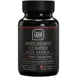 VITORGAN PharmaLead Black Range Antioxidant Complex Plus Aronia Ισχυρή Φόρμουλα Αντιοξειδωτικών, 30 κάψουλες