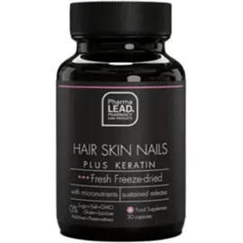 VITORGAN PharmaLead Black Range Hair Skin Nails Plus Keratin Φόρμουλα για την Υγεία Μαλλιών, Νυχιών & Δέρματος, 30 κάψουλες