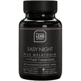 VITORGAN PharmaLead Black Range Easy Night Plus Melatonin Φόρμουλα με Μελατονίνη κατά της Αϋπνίας & του Jet Lag, 30 κάψουλες