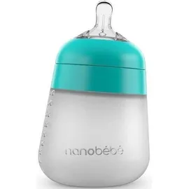 Nanobébé Μπιμπερό Σιλικόνης Πράσινο 270ml