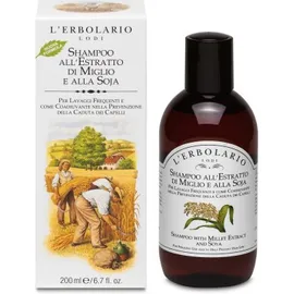 L Erbolario All Estrato Di Miglio E Alla Soya Σαμπουάν με Κεχρί & Σόγια 200ml