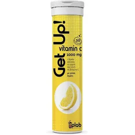 Uplab GetUp Vitamin C 1000mg Συμπλήρωμα Διατροφής για την Ενίσχυση του Ανοσοποιητικού με Γεύση Λεμόνι 20 Αναβράζοντα Δισκία
