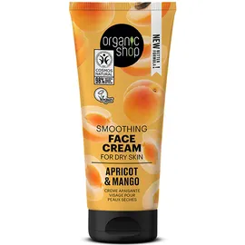 Natura Siberica Organic Shop Smoothing Face Cream For Dry Skin Apricot And Mango Ενυδατική Κρέμα Ημέρας για Ξηρές Επιδερμίδες 50ml