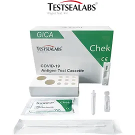 Gica TestSeaLabs SARS-CoV-2 Antigen Rapid Test Card Τεστ Αντιγόνου με Ρινική Δειγματοληψία 25 Τεμάχια σε Κουτί