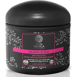 Natura Siberica Sauna & Spa Anti Cellulite Algae and Salt Hot Body Ζεστό Scrub Σώματος 370ml