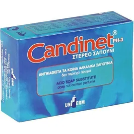 Uniderm Candinet Solido Savon PH3 Στέρεο Σαπούνι 100gr