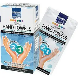 Intermed Reval Hand Towels Μαντηλάκια Χεριών με Αντιμικροβιακή Δράση 12 Τεμάχια