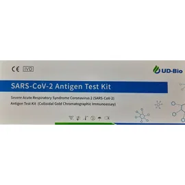 UD-BIO Sars-CoV-2 Antigen Test Kit (Colloidal Gold) Αυτοδιαγνωστικό Ρινοφαρυγγικό Τεστ Αντιγόνων Ταχείας Δοκιμής 1τμχ
