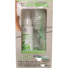 AG PHARM Σετ με OnFoot Cream Κρέμα Ποδιών 100ml &amp; Δώρο 4in1 Pedicure Tool Εργαλείο Περιποίησης 1τμχ