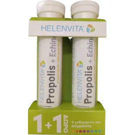 HELENVITA Propolis + Echinachea Συμπλήρωμα Διατροφής με Γεύση Λεμόνι 20+20tabs 1+1 Δώρο