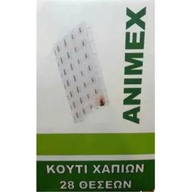 ANIMEX Pill Box Week Εβδομαδιαία Θήκη Χαπιών 28 Θέσεων Διάφανο Χρώμα 1τμχ